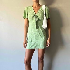 NWOT ZARA short sleeve floral dress